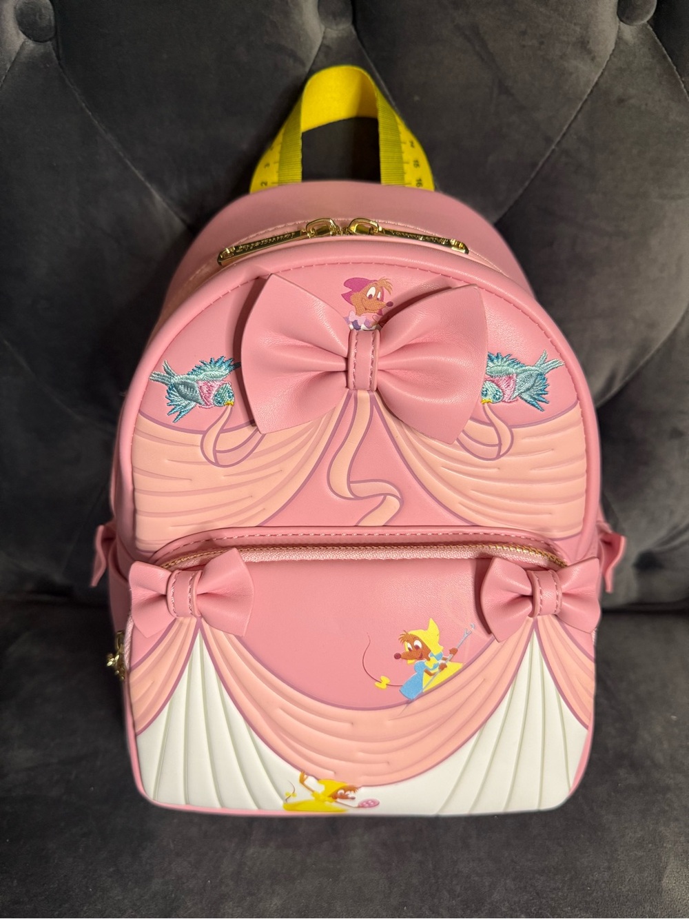 Loungefly Disney Cinderella 70th Anniversary Pink Dress Mini Backpack
